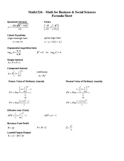 Full Download Math 241 Calculus For Business And Social Science Mtwr 4 