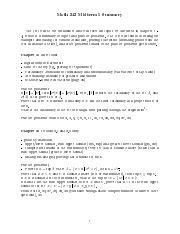Read Online Math 242 Midterm 1 Summary Simon Fraser University 
