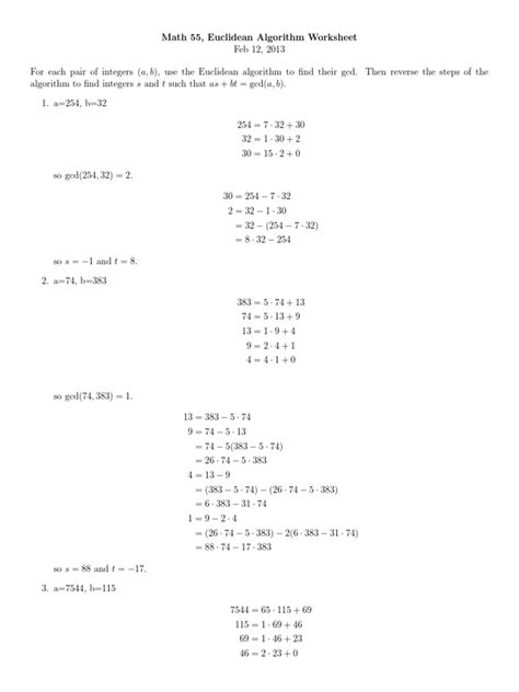 Full Download Math 55 Homework1 S 