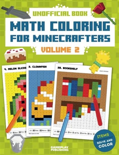 Read Math Coloring For Minecrafters Addition Subtraction Multiplication And Division Practice Problems Unofficial Book Volume 2 