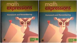 Full Download Math Expressions Homework And Remembering Grade 5 