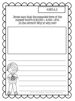Download Math Journal Prompts 4Th Grade 