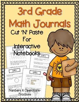 Read Math Journals For Third Grade 