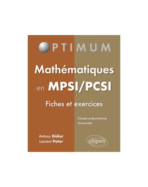 Download Math Matiques Mpsi Pcsi Fiches Exercices Erjv 