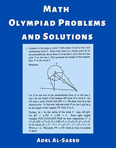 Full Download Math Olympiad Problems And Solutions 