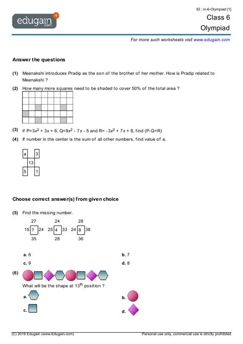 Read Online Math Olympiad Questions And Solutions 