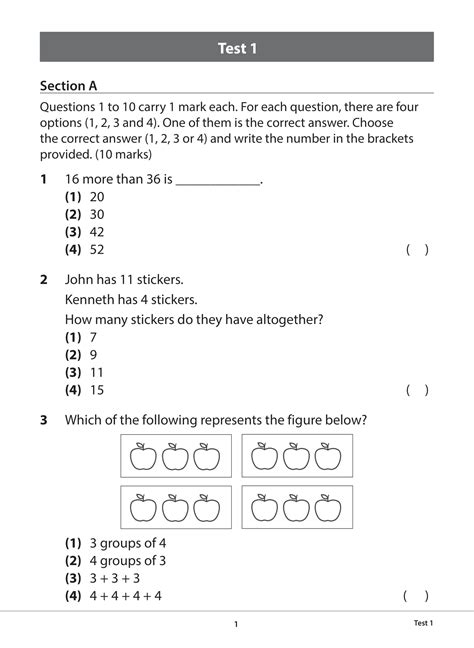 Read Online Math Practice Papers 