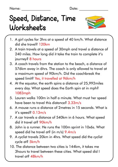 Full Download Math Word Problems And Solutions Distance Speed Time 