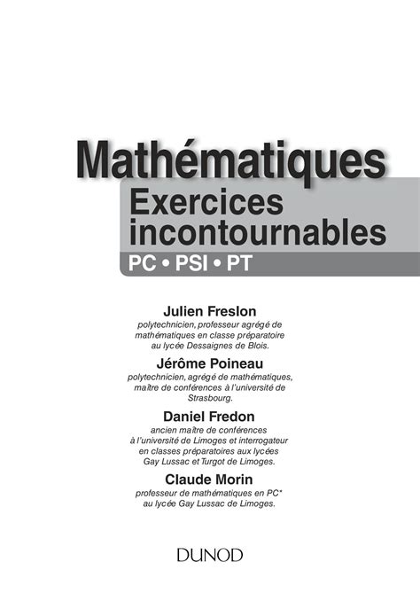 Matha C Matiques Pc Pc Inclus Etext