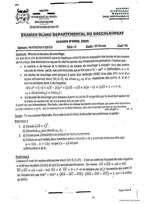 matha c matiques s bac 2002 sujets non corriga c