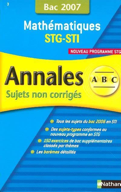 matha c matiques stt sti stl sms annales bac suje