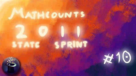 Mathcounts 2011 School Sprint Round