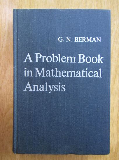 mathematical analysis g n berman solution