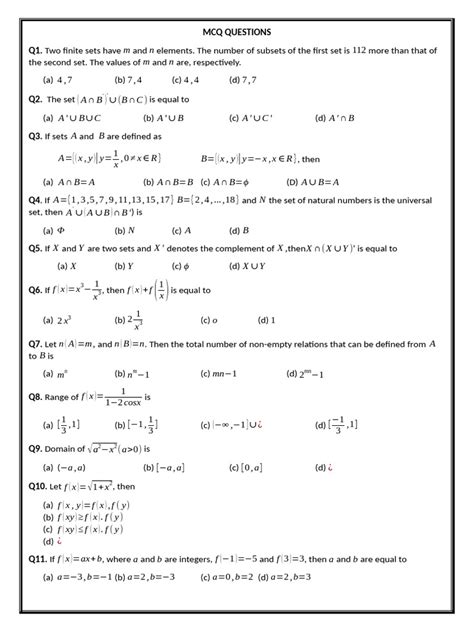 Mathematical Logic Mcq