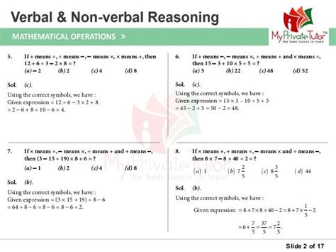 Mathematical Operations Reasoning