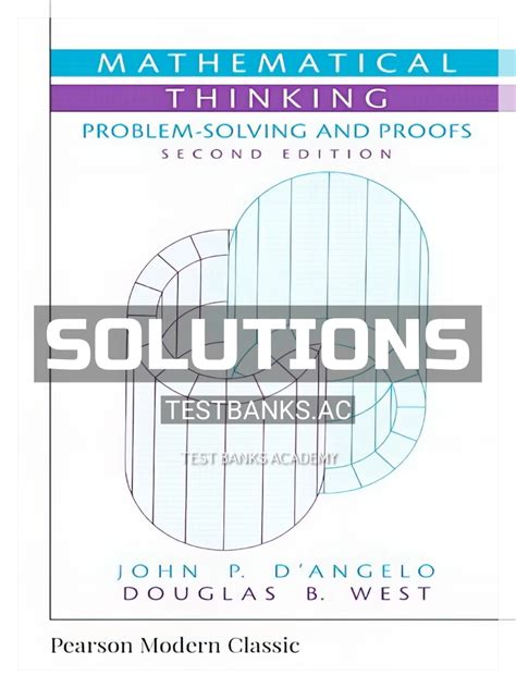 Mathematical Thinking Solutions Manual