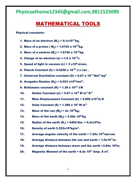 Mathematical Tools For Physics Solution Manual