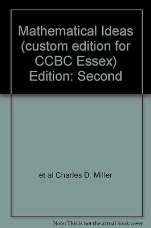 Read Online Mathematical Ideas Custom Edition 