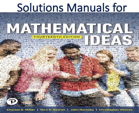 Read Online Mathematical Ideas Miller Pdf 