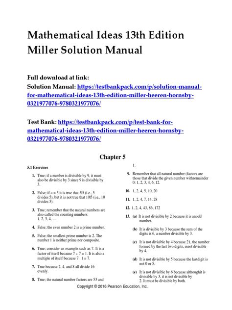 Read Mathematical Ideas Miller Pdf 