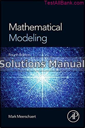 Full Download Mathematical Modeling Meerschaert Solutions Manual 