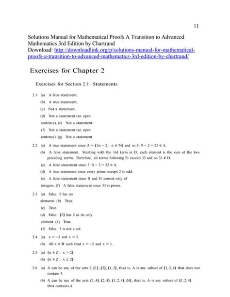 Full Download Mathematical Proofs Chartrand 3Rd Solutions 