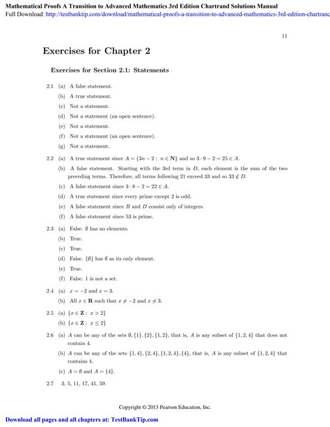 Full Download Mathematical Proofs Chartrand 3Rd Solutions 
