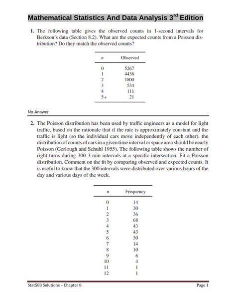 Full Download Mathematical Statistics Data Analysis 3Rd Edition 