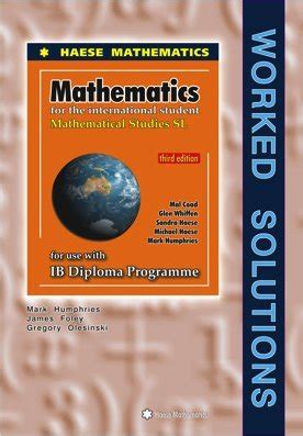 Read Online Mathematical Studies 3Rd Edition Solutions 