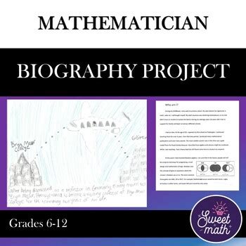 mathematicians biography project instructions