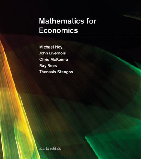 mathematics for economics hoy livernois