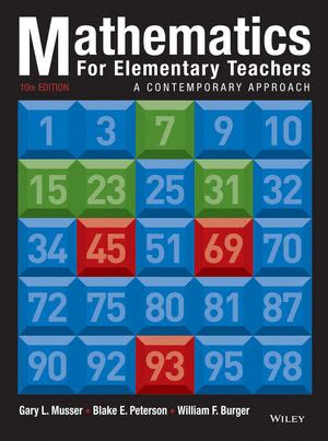 Mathematics For Elementary Teachers Open Textbook Library Primary School Math - Primary School Math