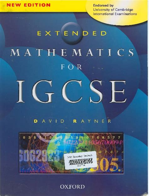 Mathematics For Igcse David Rayner Book Solution Pdf