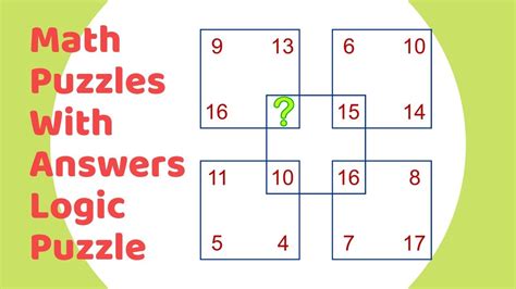 Mathematics Math Puzzle With Logic Programming Puzzling Logic Math Puzzles - Logic Math Puzzles