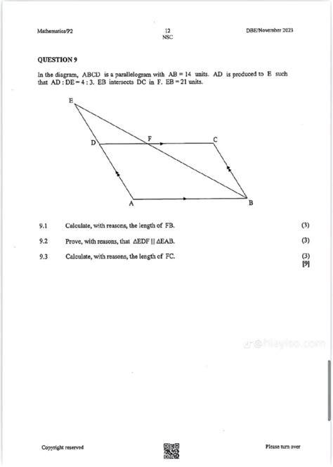 mathematics paper 62 june 13 ms 9709