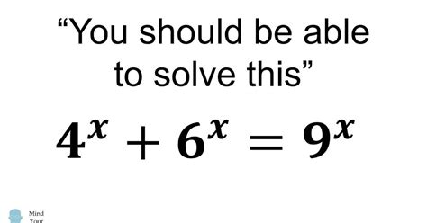 Mathematics Short But Impossible Math Problem Puzzling Short Math - Short Math