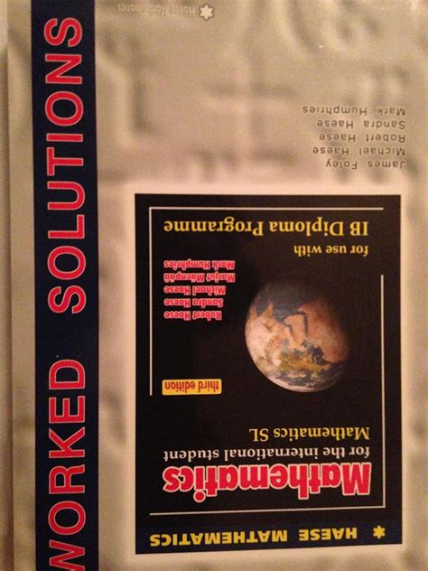 Mathematics Sl Worked Solutions 3rd Edition