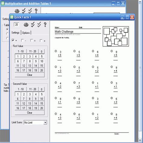 Mathematics Worksheet Factory Deluxe 3 0 Available For Mathmatics Worksheet Factory - Mathmatics Worksheet Factory