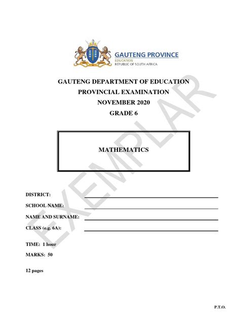 Full Download Mathematics Exemplar Question Paper J 