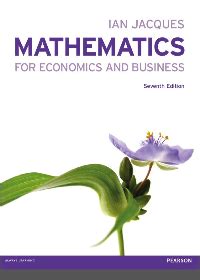 Read Mathematics For Economics And Business 7Th Edition 