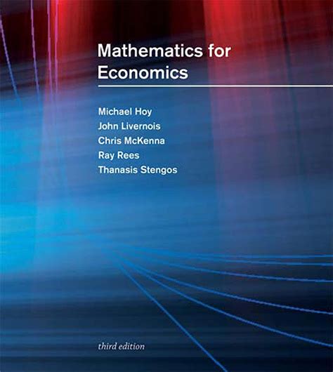 Full Download Mathematics For Economics Hoy 3Rd Edition 