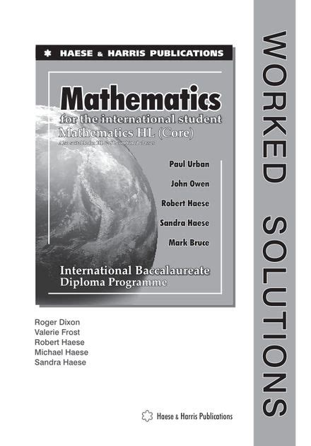 Download Mathematics Hl Worked Solutions 2Nd Edition Pdf Book 