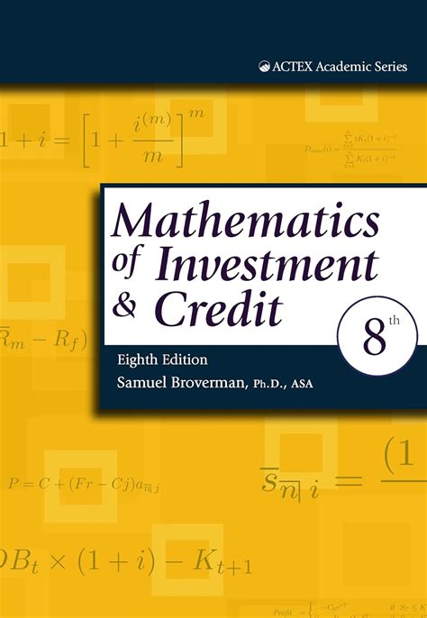 Full Download Mathematics Investment Credit Broverman Solution 