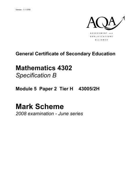 Download Mathematics Modular Specification B 33003 Ha Module 3 