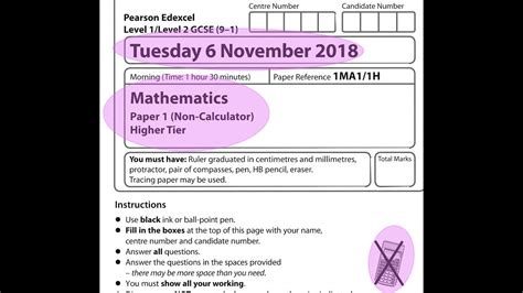 Download Mathematics November Paper1 
