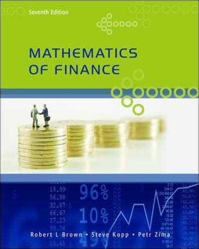 Read Online Mathematics Of Finance 7Th Edition Chapters 