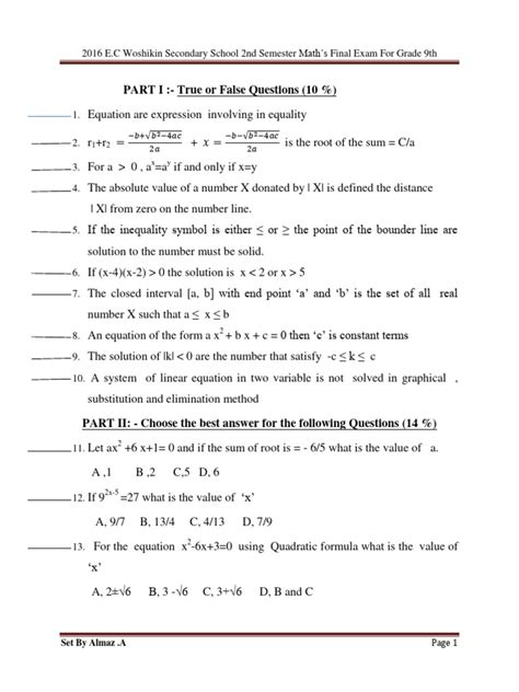 Read Mathematics Paper 1 Final Exam 2013 Memorum 