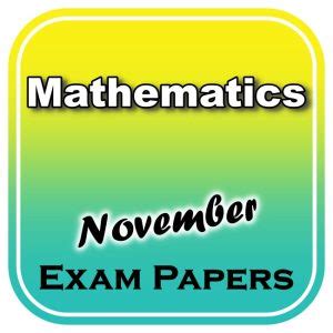 Read Mathematics Paper 2 November 2009 Memo 