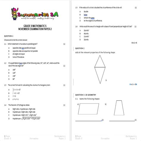 Read Mathematics Paper 2 November 2012 Memorandum 