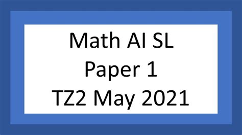 Download Mathematics Sl Paper 1 Tz2 M08 